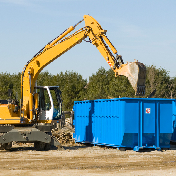 what size residential dumpster rentals are available in Augusta Michigan